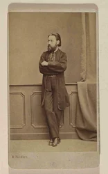 Portrait du compositeur Bedrich Smetana, vers 1866