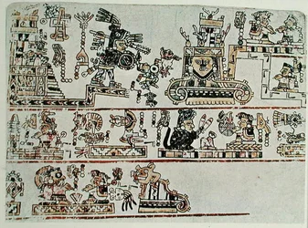 Copie fac-similé du Codex Bodley, détail, vers 1521