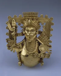 Pendentif en forme de guerrier aigle