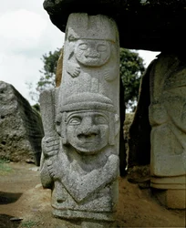 Sculpture mégalithique d