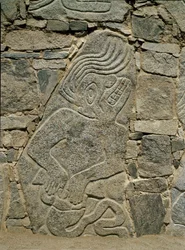 Mur avec relief d