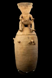 Urne funéraire / Culture de moustiques (terre cuite)