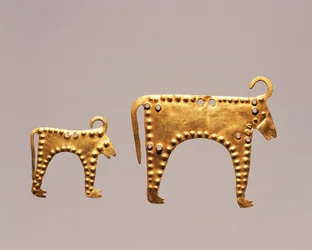 Figures animales des fouilles de Varna, tombe 36