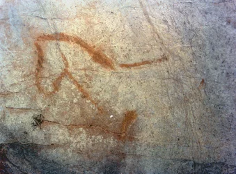 Figurine de cheval, période paléolithique (c.40000-12000 av. J.-C.) (photo)