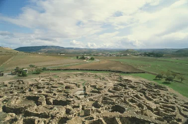 Italie, Région de la Sardaigne, Barumini, province de Medio Campidano, site archéologique 