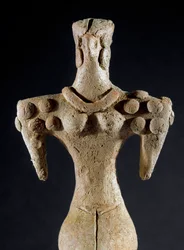 Préhistoire : statuette en argile d