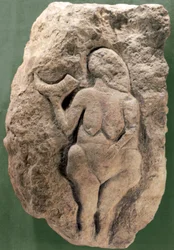 Vénus de Laussel, aussi appelée Vénus à la corne