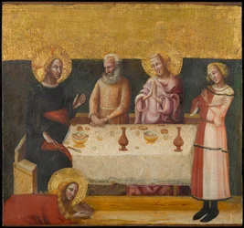Marie-Madeleine lavant les pieds du Christ
