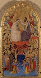 Couronnement de la Vierge par Puccio di Simone
