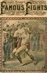 Le deuxième combat entre Bendigo et Ben Caunt, 1838, fin du 19e ou début du 20e siècle