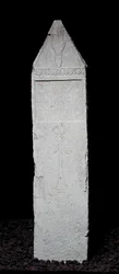 Stèle votive avec un caducée, de Carthage, IIIe-IIe siècle av. J.-C.