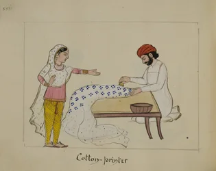 Un imprimeur de coton