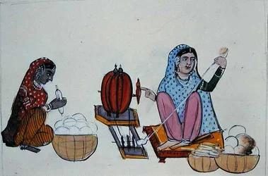 Filature de coton (Behna) vers 1890