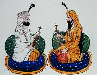 Sardar Sher Singh Atariwala et Maharaja Sher Singh Atariwala, vers 1890