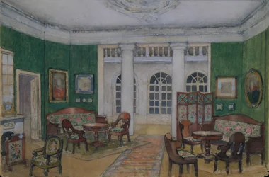 Décor de scène pour l