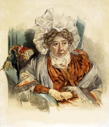 Portrait de Natalia Kirillovna Zagryazhskaya