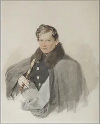 Portrait du comte Sergey Vasilyevich Trubetskoy 1815-1859, 1835