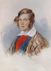 Portrait du poète Prince Piotr A. Vyazemsky 1792-1878, années 1830