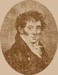 Portrait du compositeur et guitariste Andrei Osipovich Sychra 1773-1850, 1817