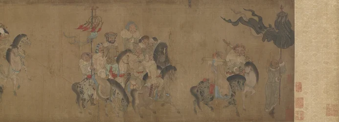 Cai Wenji retournant en Chine, XVIIe-XVIIIe siècle