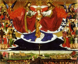 Le Couronnement de la Vierge, 1454