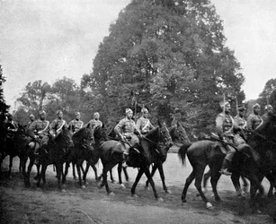 Hussards danois à Bernsdorff, 1908