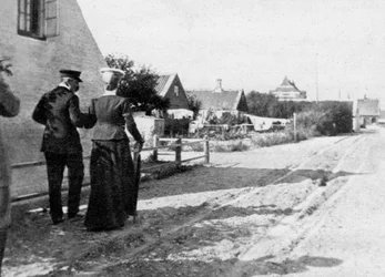 Débarquement à Skagen, Danemark, 1908