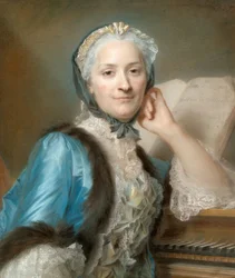 Portrait de Madame Anne-Jeanne Cassanéa de Mondonville, née Boucon (1708-1780)