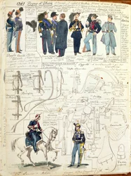 Uniformes et équipements de diverses forces du Royaume d
