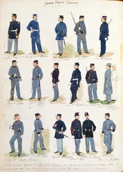 Uniformes des gardes financiers municipaux