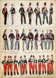 Divers uniformes italiens d