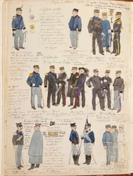 Divers uniformes du Royaume d