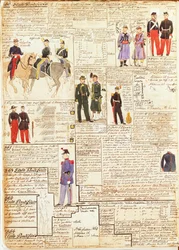 Divers uniformes des États pontificaux