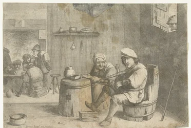Violoniste dans une taverne
