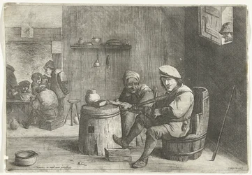 Violoniste dans une taverne