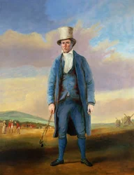`Old Alick`, Alick Brotherton (1756-1840) le Troueur du Royal Blackheath Golf Club, vers 1835