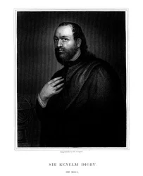 Sir Kenelm Digby, scientifique et diplomate anglais, 1825
