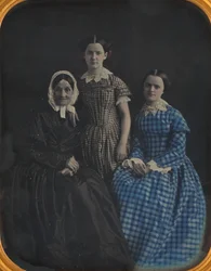 Portrait sans titre de trois femmes, 1860