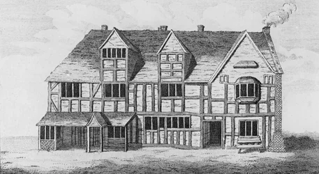 La maison à Stratford-upon-Avon où Shakespeare est né