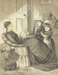 Le Général et Mme George Washington, 19ème siècle