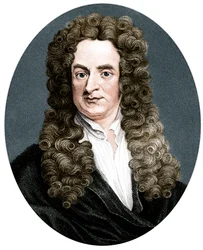 Isaac Newton, mathématicien, astronome et physicien anglais