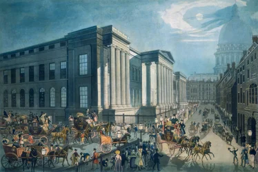 Le courrier royal partant du bureau de poste général, St Martin