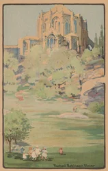 La cathédrale Saint-Jean-le-Divin depuis Morningside Park, 1914