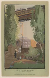 Le chemin de fer surélevé à la 110e rue