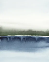 Paysage abstrait serein