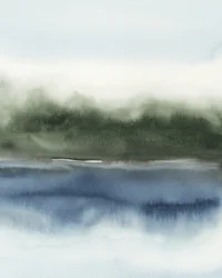 Paysage abstrait serein