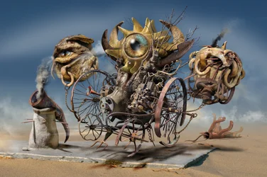 Créatures du désert steampunk