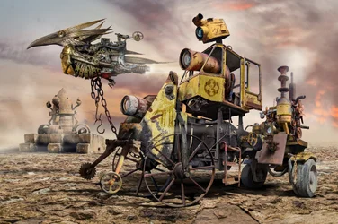 Expédition steampunk dans le désert