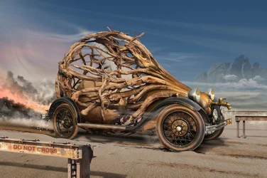 Voiture « Steampunk Root »