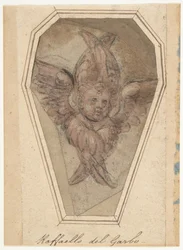 Un séraphin, dessin pour une broderie, 1466-1524